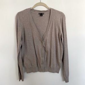Oatmeal Colored Cardigan